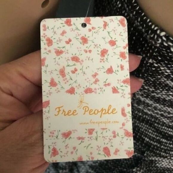 FREE PEOPLE Nyma Dress Sprapless Sweetheart Neck Fit & Flare NWT - Picture 6 of 6